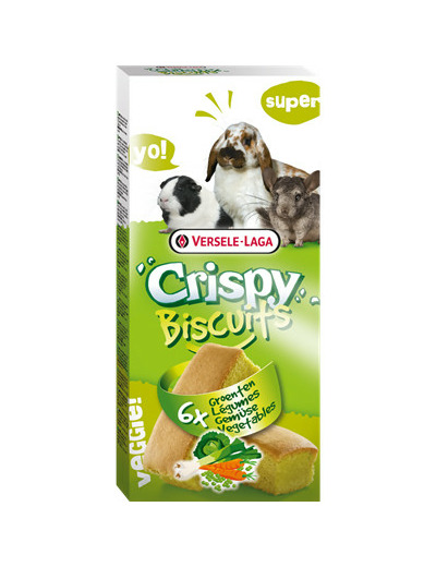 Crispy Biscuits grands rongeurs aux légumes - 70g