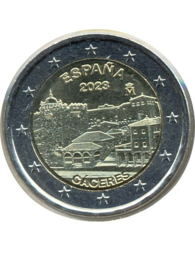 ESPAGNE 2023 2 EURO COMMEMORATIVE CACERES SUP