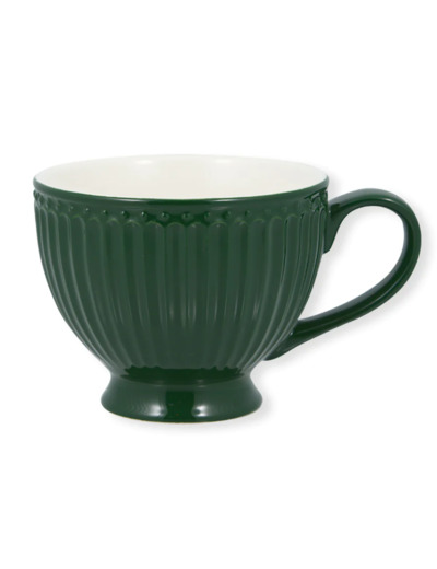 Tasse Greengate Alice vert sapin