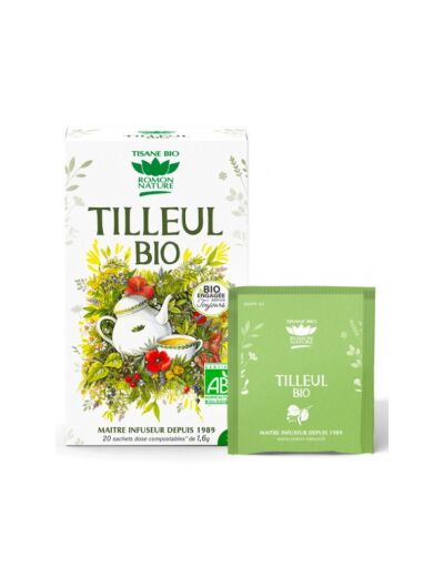 Tisane Tilleul bio 20 sachets 32g