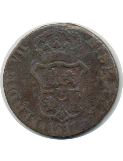 ESPAGNE CATALOGNE III QUARTOS 1811 TB (W115)