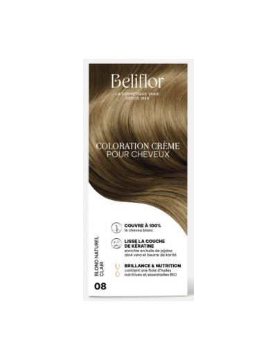 Coloration Crème pour Cheveux 08 Blond Naturel Clair