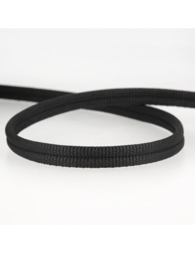 Double passepoil 518 noir C14 9mm 100%polyester le mètre