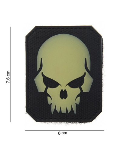 Patch 3D PVC " Pirate Skull " phosphorescent