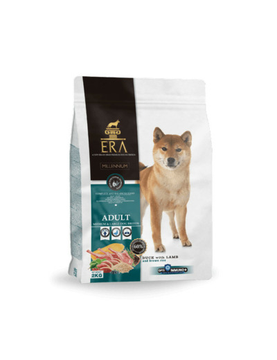 ERA Millenium, Canard & Agneau pour chien adulte (Medium / Maxi) - 12KG