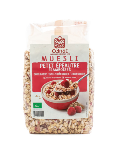 Müesli Petit Épeautre Framboises Bio 375g