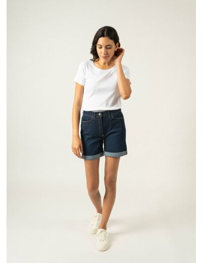 Short en jean Miranda
à revers