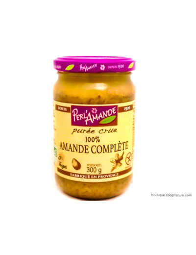 Purée Crue d'Amande Complète Bio 300g