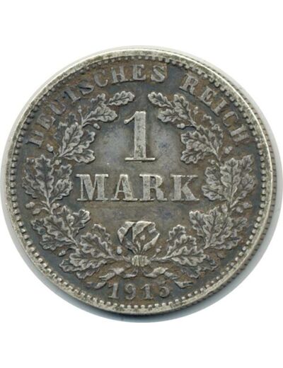 ALLEMAGNE 1 MARK 1915 J TTB (W14)