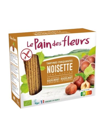 Tartines craquantes Noisette Bio-150g-Le Pain des fleurs
