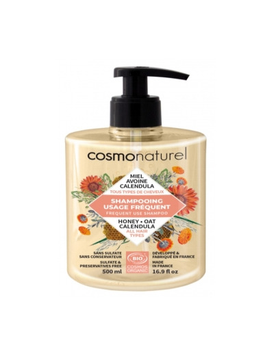 Shampoing usage fréquent Miel Calendula Avoine 500ml