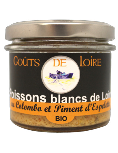 Rillettes de poissons blancs colombo et piment d'espelette