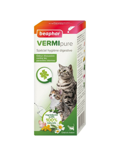 VERMIpure, Solution liquide pour chaton et chat - 50 ml
