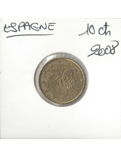 Espagne 2008 10 CENTIMES SUP-