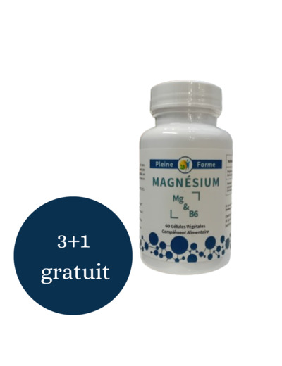 Magnésium & B6-600mg-60gélules-Pleine Forme