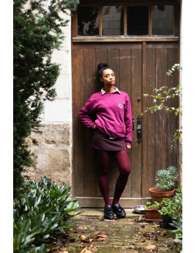 Sweat col rond Empreinte Signature Malabar – Swarovski