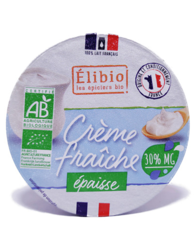 Crème Fraîche Épaisse Bio 20cl