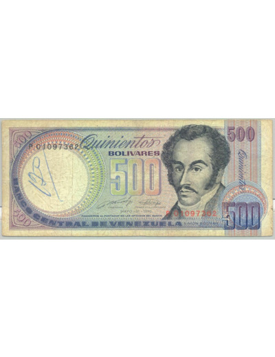 VENEZUELA 500 BOLIVARES 31-05-1990 SERIE P TB+