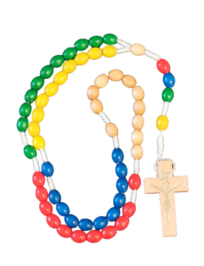 Chapelet en Bois sur Corde - MISSIONNAIRE