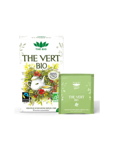 Tisane Thé vert bio 18 sachets
