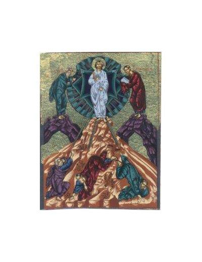 Icône sérigraphiée MDF- 9x12cm - TRANSFIGURATION