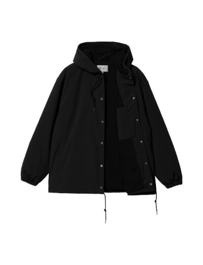 Blouson CARHARTT WIP Hooded Coach Jacket Black