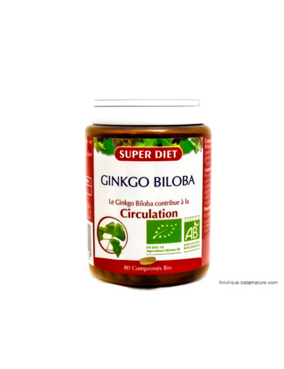 Ginkgo Biloba Bio 80 comprimés