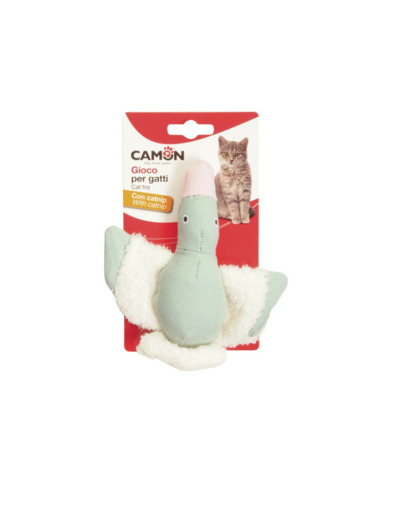 Jouet chat, Peluche CANARD avec herbe à chat - 17cm
