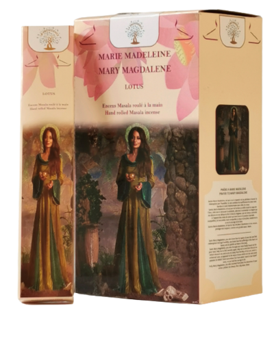1 étui de 12 bâtons d'Encens - Marie Madeleine - Lotus
