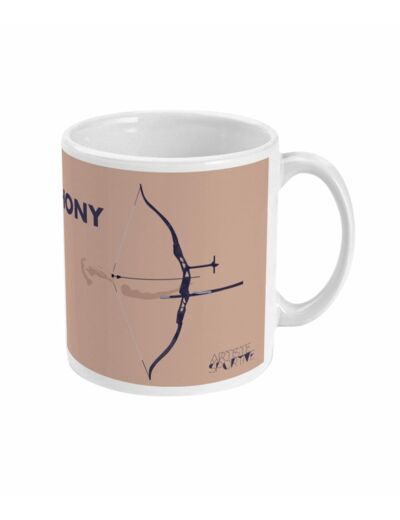 Tasse ou mug tir à l'arc "'L'arc classique" - personnalisable