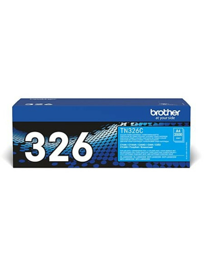 Brother - Cartouche de toner Cyan - TN-326C