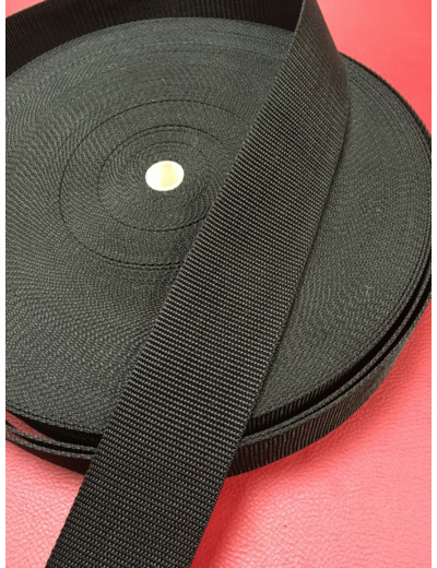 SANGLE POLYPRO NOIR 38MM 50M FSANPOLY38N