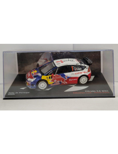 CITROEN C4 WRC RALLYE DU PORTUGAL 2009 S. LOEB 1/43 BOITE D'ORIGINE