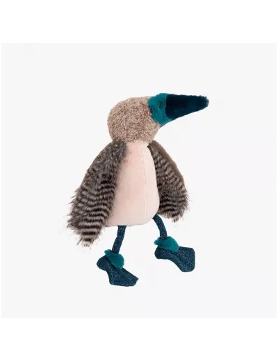 Peluche oiseau fou à pieds bleus Moulin Roty