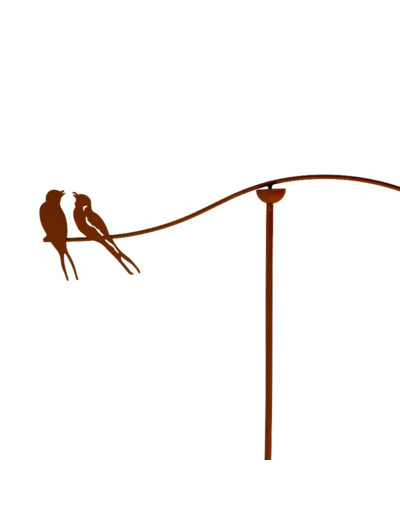 Tuteur balancier oiseaux 58x4x100cm