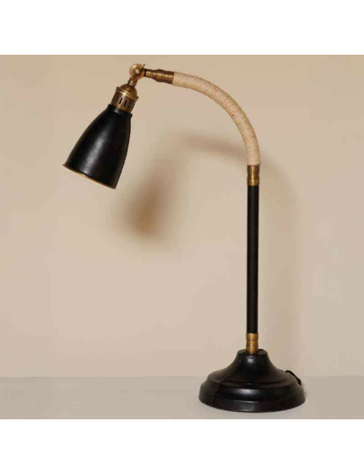 Lampe sur pied cuir corde Aventura 101x20x20cm