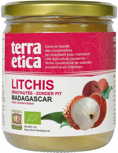 Litchis entier denoyot jus ananas 260gne Terra Etica