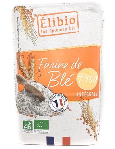 Farine De Blé T150 Intégrale Bio 1kg