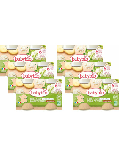 Choufleur pomme de terre pot 2x130g Babybio