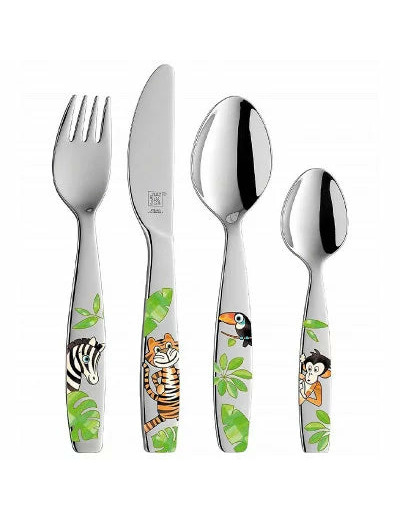 COFFRET DE COUVERTS ENFANTS JUNGLE