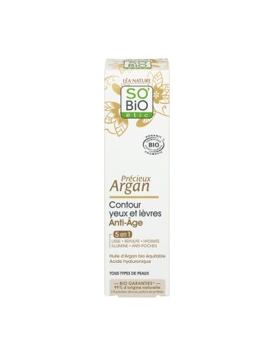 Contour des yeux et lèvres anti âge Précieux Argan 15ml