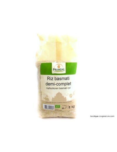 Riz Basmati Demi-Complet Bio 1kg