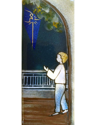 Nuit de lumière Garçon 12X5cm - EMAUX DU LIBAN
