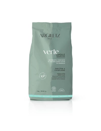 Argile Verte granulée-3 Kg-Argiletz