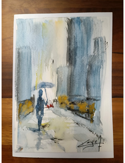 Carte postale originale par Bruno Loyez