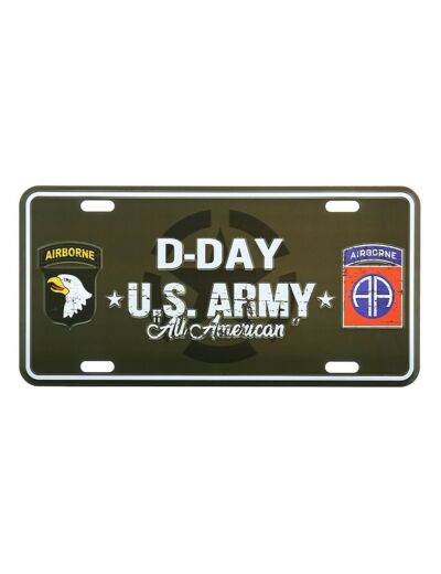 Plaque D-Day US Army