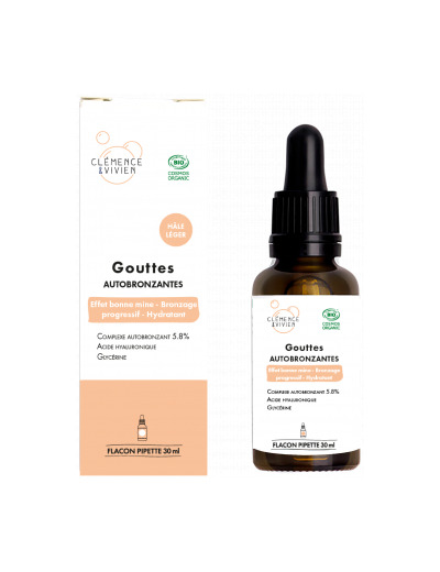 Gouttes autobronzantes hâle léger 30ml