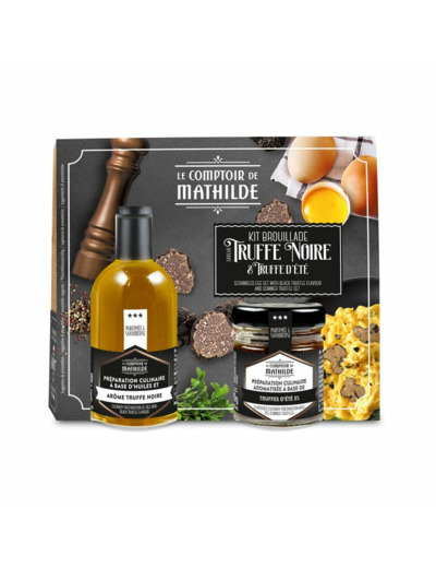 Kit Brouillade Saveur Truffe Noire et Truffe d'Eté 5Cl + 30G