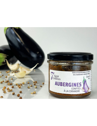 Aubergines Confites à la Coriandre