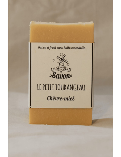 savon solide le petit tourangeau (chèvre-miel)-100g-Le moulin a savon